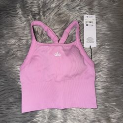 Alo Seamless Ribbed Favorite Bra Tank 