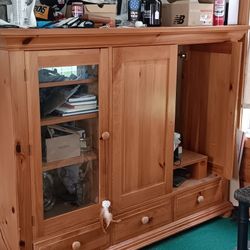 Pine Entertainment Cabinet 