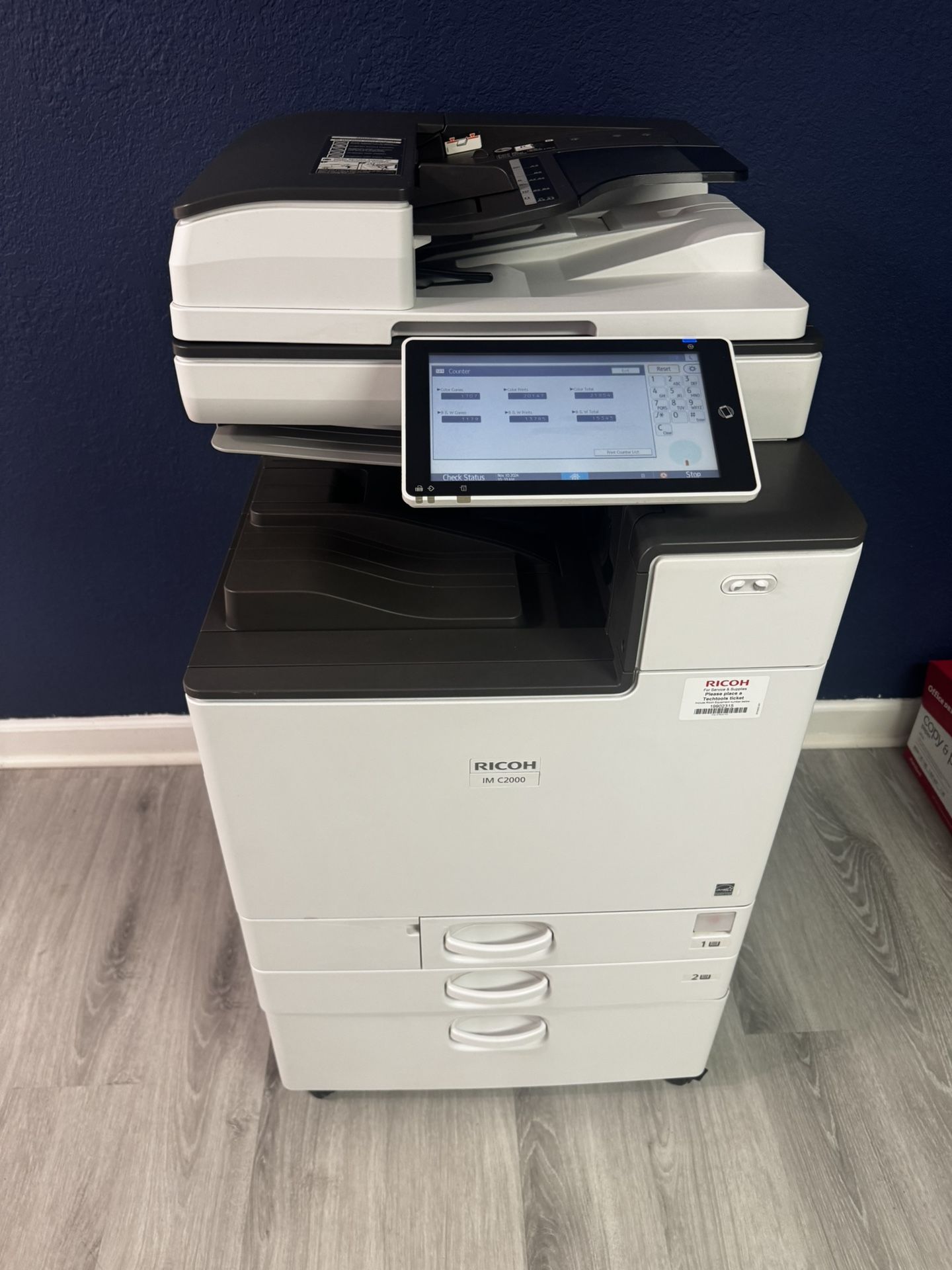 Printer Ricoh Im C2000 Color Copier Machine Laser New