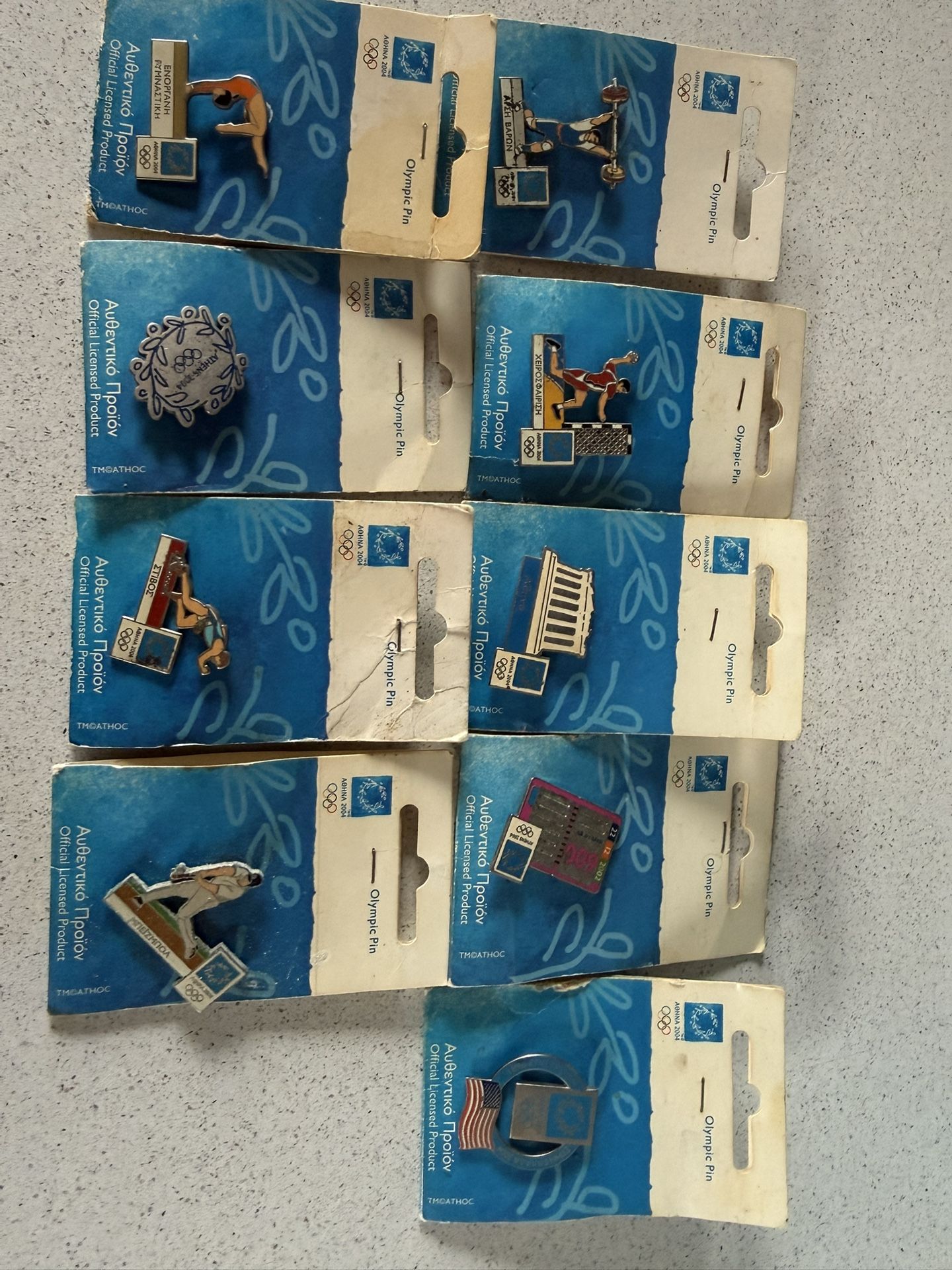 Greece 2004 Olympic Pins