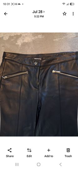 New without  tags Wilson real leather  woman pants.