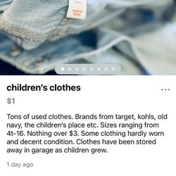 Children’s Clothing 
