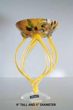 Handmade Art Glass Vase
