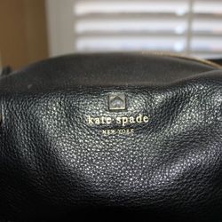 Kate Spade black leather bag