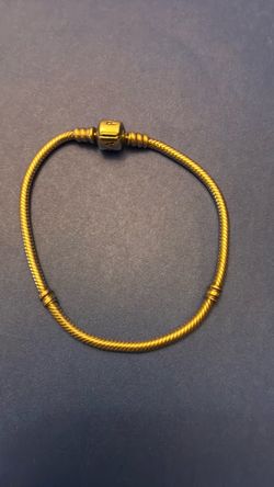 Pandora Gold-Tone Snake Chain Bracelet
