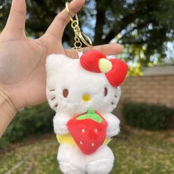 Sanrio Hello Kitty Plush Keychain (New with Tag)