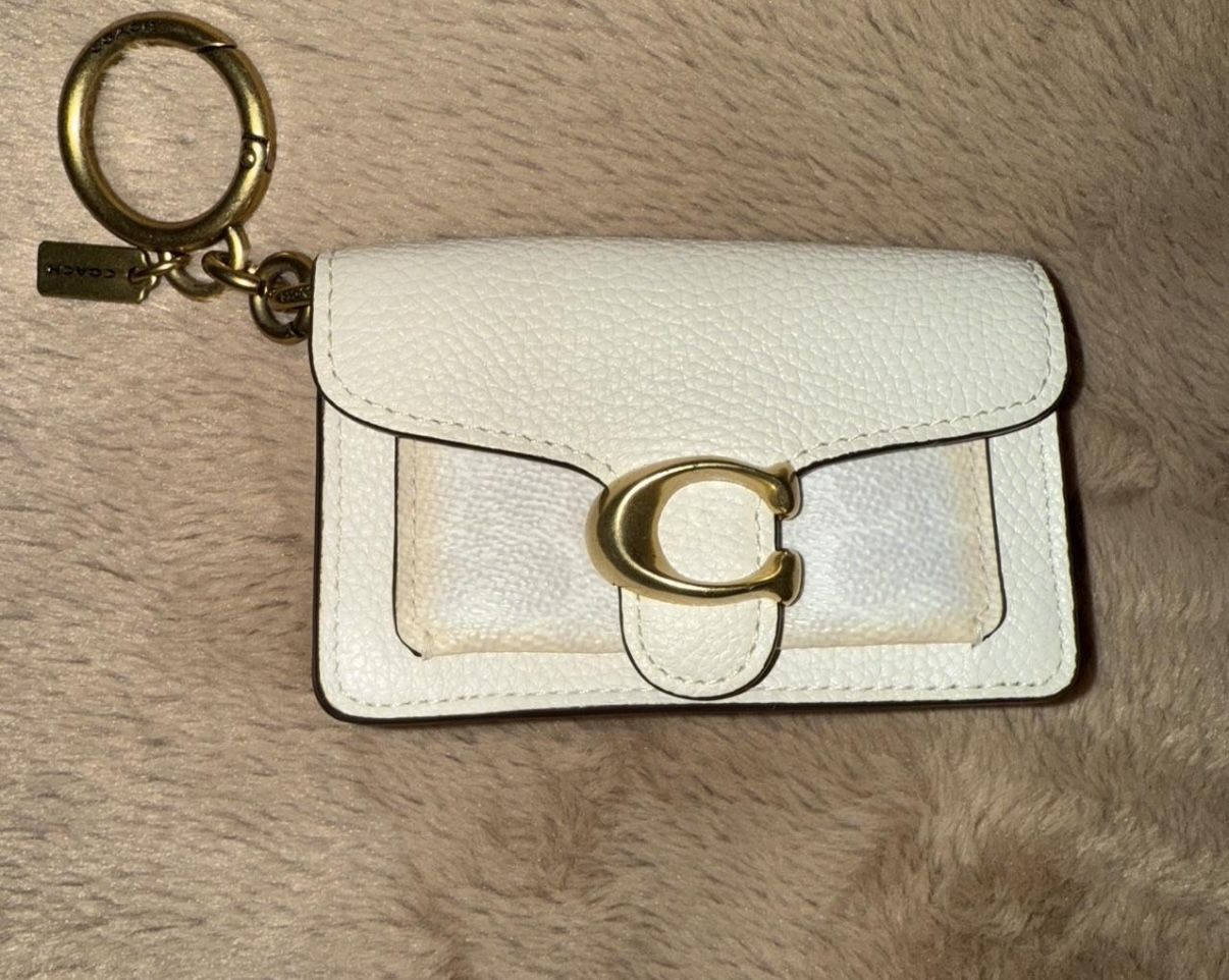 Coach Mini Tabby Bag Charm In EUC