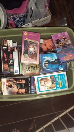 VHS movies over a 100
