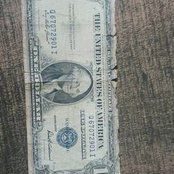 1935 Blue Note $1 Dollar Bill