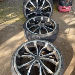 22" Wheels  W Tires Brand Forte