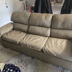 100% Leather Sofa Sleeper