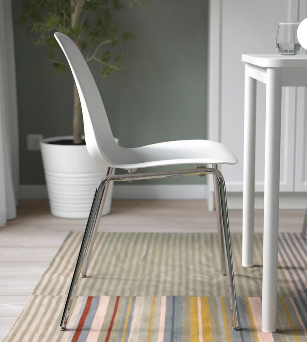 Chair White/Chrome - Multi Use