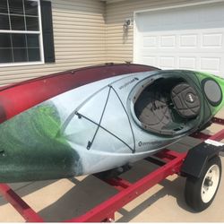 2 kayaks/ trailer And Accessories 