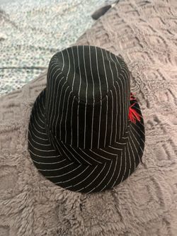 Black and white stripes for hat