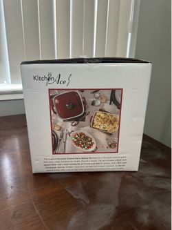 Kitchen Ace 4-Piece Porcelain Baking set