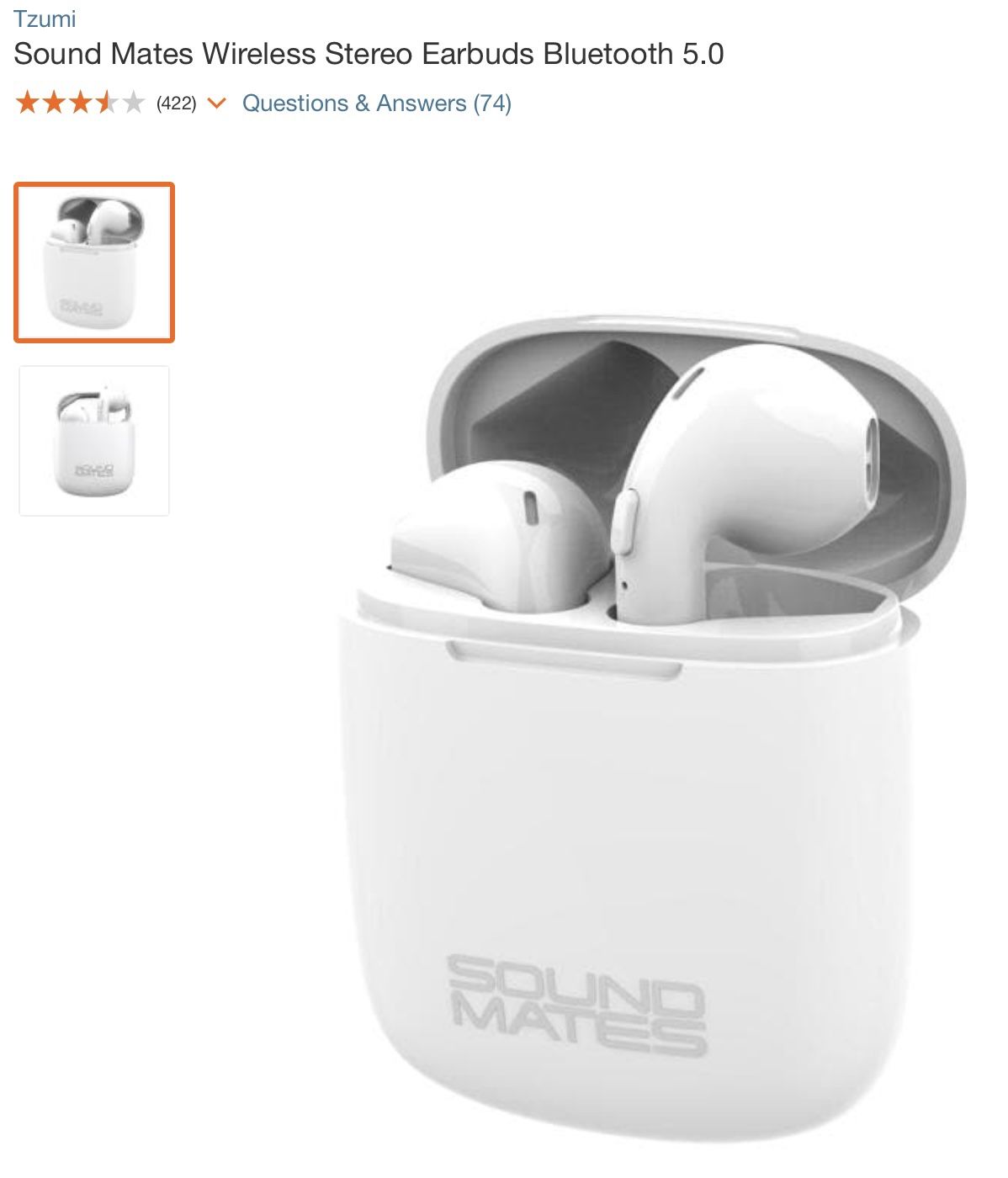 Tzumi Sound Mates 5.0 Earbuds