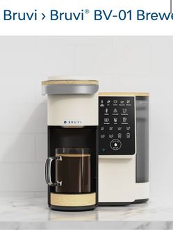 NEW Bruvi BV-01 Single-Serve Coffee Brewer