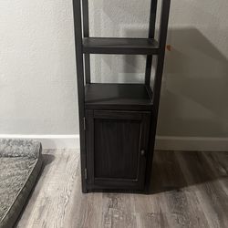 Grey  storage cabinet