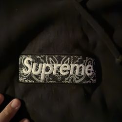 Supreme Bandana Box Logo Hooded Sweatshirt 