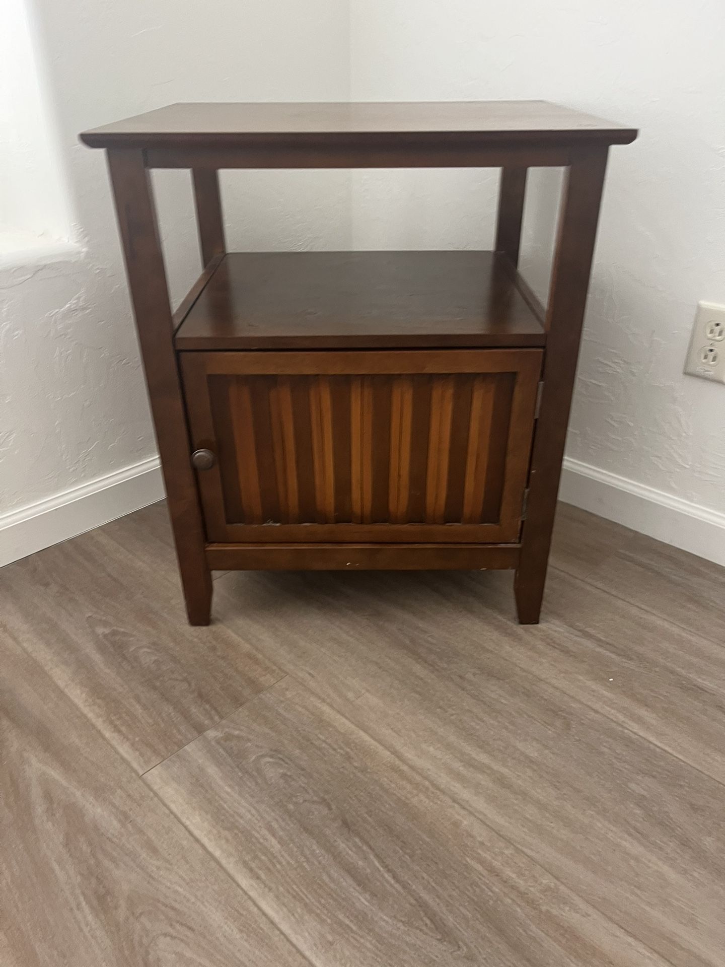Tasman Collection Bamboo And Wood Accent End Table 