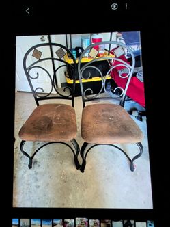 Pair of dining chairs