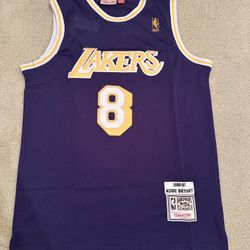 Kobe Bryant Purple Throwback Lakers Jersey 