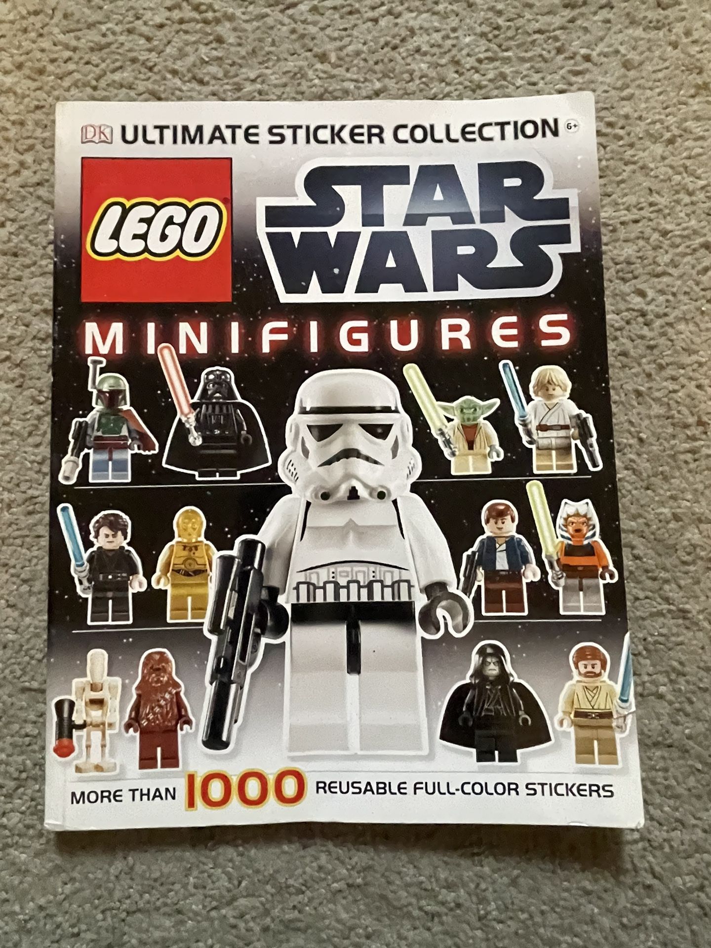 Star Wars Lego Minifigures, Sticker Book, Dk 1000 Stickers, Looks Great 