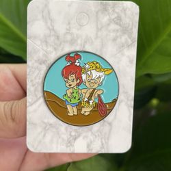 Bamm-Bamm & Pebbles Flinestones Pin