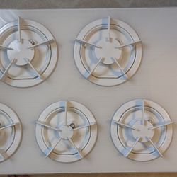 Dacor 36" White Gas Professional Cooktop