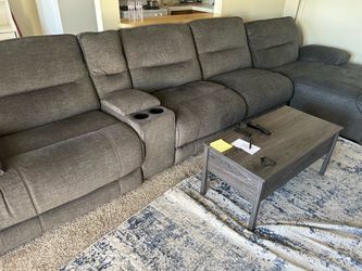 Couch and table desk