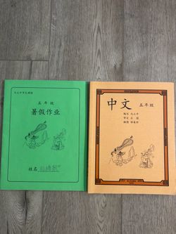 Chinese Grade 5 Textbook and Workbook Set