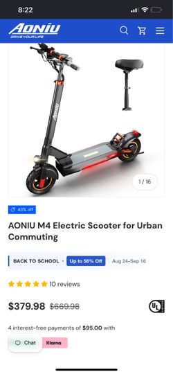 AONIU M4 Electric Scooter