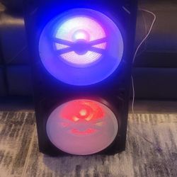 2 12" Bluetooth Speaker System With Equalizer Sounds Amazing Firm Price