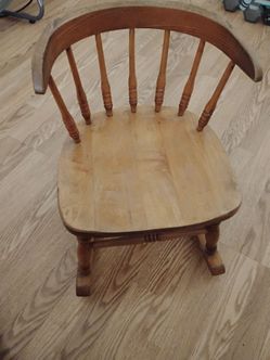 Wooden Children's Rocking Chair