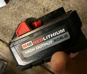 Milwaukee M18 REDLITHIUM HIGH OUTPUT XC6.0 Battery Pack