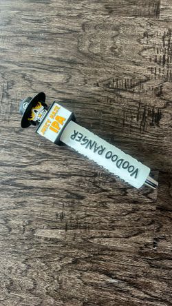 VooDoo Ranger Skull Monty Beer Tap Handle 11.5” Juicy Haze IPA 