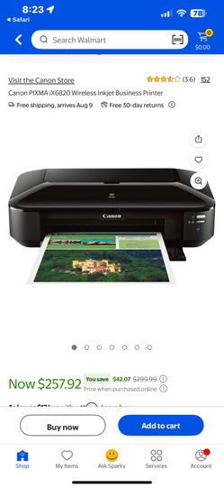 Canon Pixma Ix6820 Printer