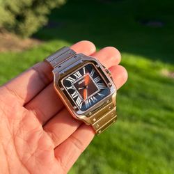 Seiko mod Rose Gold Santos