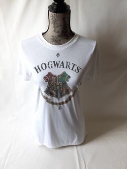 Harry Potter Hogwarts women's graphic short sleeve top size S