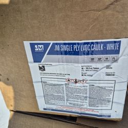 Jm Single Ply Lvoc Caulking White