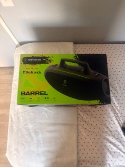 Monster Energy x SkullCandy Barrel Bluetooth Speaker