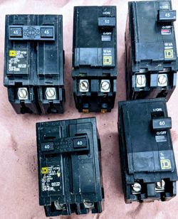 Electrical Breakers $10 Each