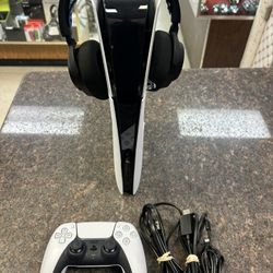 Sony Ps5 Slim Digital W/ Arctis Nova Headset 