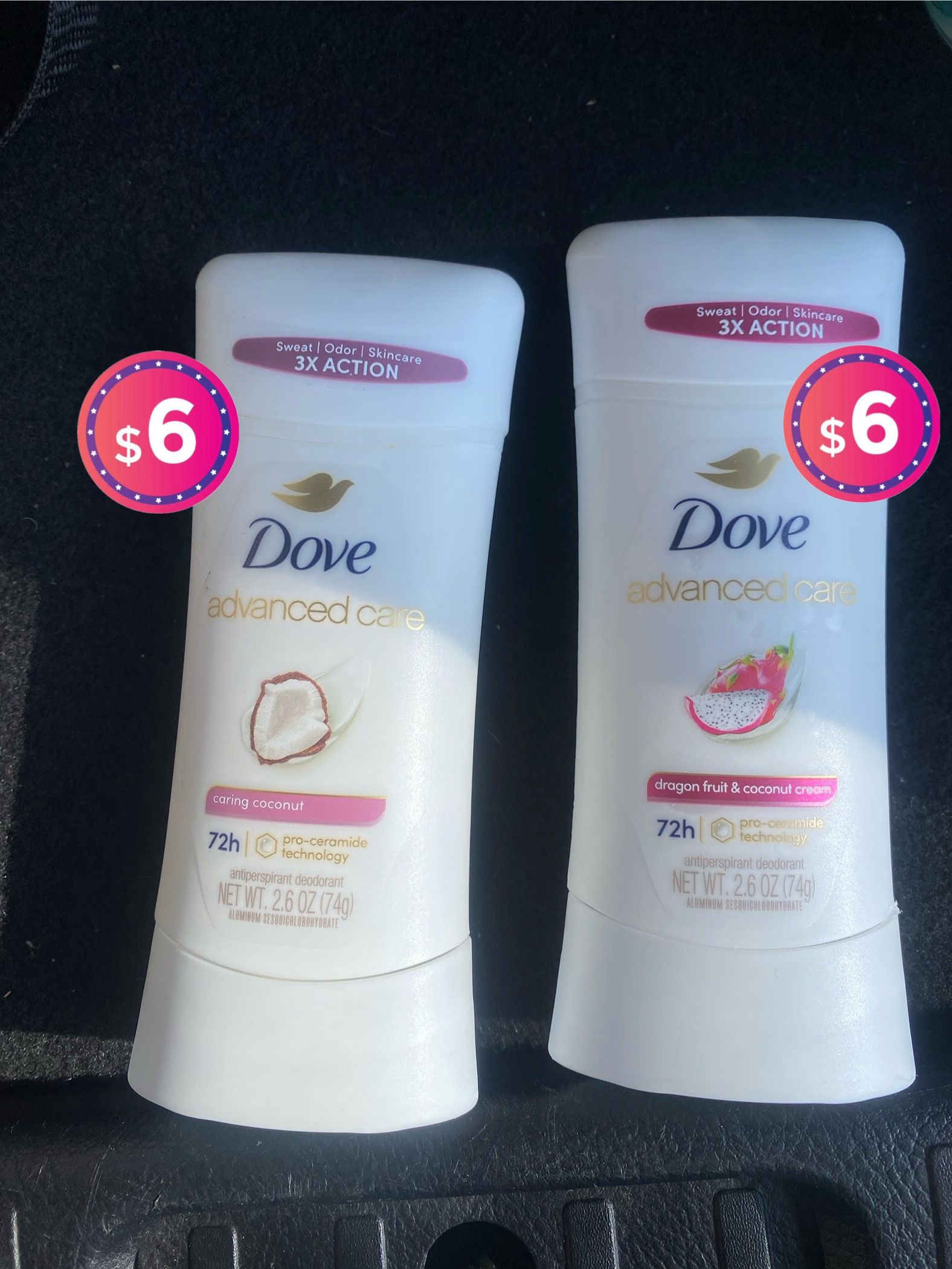 Dove Deodorants