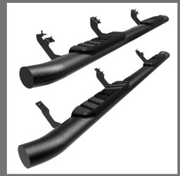 Tyger Auto 3.5" Rider Running Boards Compatible with 2024-2026 Toyota Tacoma (Fits Hybrid) | Double Cab | TG-SS2T36008 | Side Step Rail Nerf Bars
