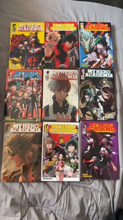 My Hero Academia Anime Manga Volumes 1-9