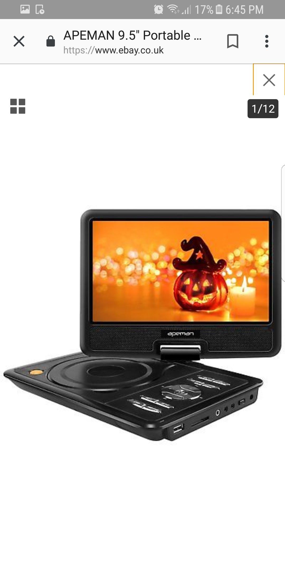DVD PLAYER NUEVO EN SU CAJA.