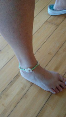 Shell Anklet or Bracelet ( Handmade )