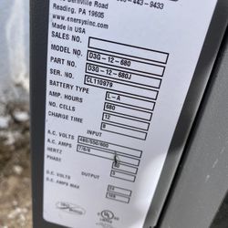 Forklift Battery Charger 