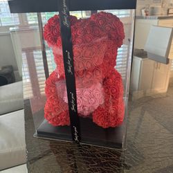 Brand New Red Rose Bear